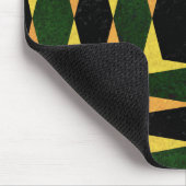 Retro-Diamantformen-Muster Mousepad (Ecke)