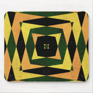 Retro-Diamantformen-Muster Mousepad