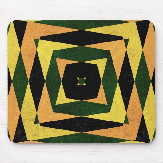 Retro-Diamantformen-Muster Mousepad (Vorne)