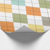 Retro-Diamantmuster-Geschenkverpackung Geschenkpapier (Ecke)