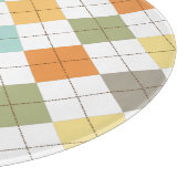 Retro Diamond Schnittplatine Schneidebrett (Ecke)