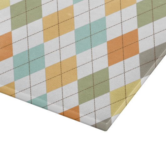 Retro Diamond Schnittplatine Schneidebrett (Ecke)