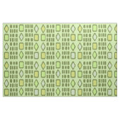 Retro Diamonds Rechtecke Chartreuse Stoff (Fat Quarter (45,7 x 55,9 cm))