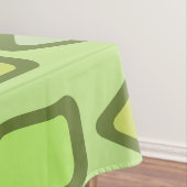 Retro Diamonds Rechtecke Chartreuse Tischdecke (Beispiel)