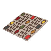 Retro Diamonds Rechtecke farbig 3 Fliese (Seite)