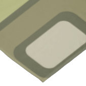 Retro Diamonds Rechtecke Olive Green Tischdecke (Schrägansicht)