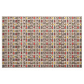 Retro Diamonds Rectangle, mehrfarbig 3 Stoff (Yard (91,4 cm))