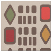 Retro Diamonds Rectangle, mehrfarbig 3 Stoff (Nahaufnahme)