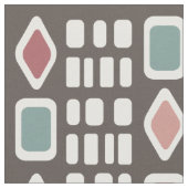 Retro Diamonds Rectangle, mehrfarbig 4 Stoff (Nahaufnahme)