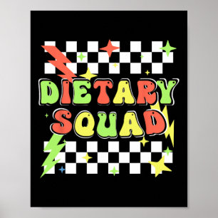 Retro Diätplumpe Diätaufwertungswoche für Poster