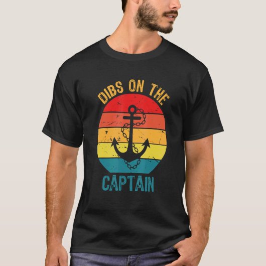 Retro Dibs on the Captain Pirate T-Shirt (Vorderseite)