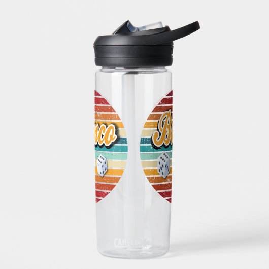 Retro Dice Bunco Trinkflasche (Links)