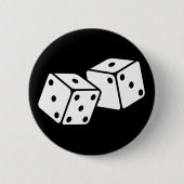 Retro Dice Button (Vorderseite)