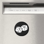 Retro Dice Magnet (In Situ (Geschirrspüler))