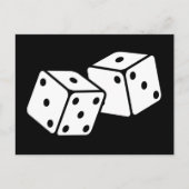 Retro Dice Postkarte (Vorderseite)