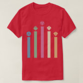 Retro Dice Rocket T-Shirt (Design vorne)