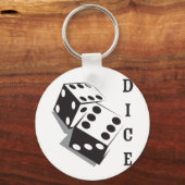 Retro Dice Schlüsselanhänger (Vorderseite)