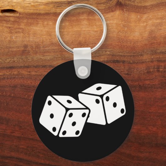 Retro Dice Schlüsselanhänger (Vorderseite)