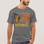 Retro Die einzige gute orangefarbene Monarchie ist T-Shirt (Vorderseite)