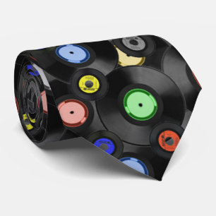 Retro die Plattenen-Krawatte der Männer Krawatte