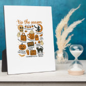 Retro Dies ist die Jahreszeit Halloween Saison Her Fotoplatte (Seite)