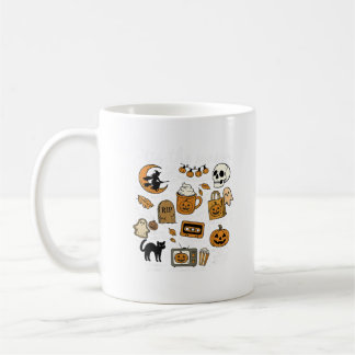 Retro Dies ist die Jahreszeit lustige Halloween Ja Kaffeetasse