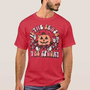 Retro Dies ist die Jahreszeit, um Spooky Beängstig T-Shirt