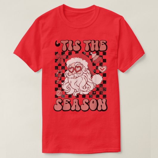 Retro Dies ist die Weihnachtsfamilie der Weihnacht T-Shirt (Design vorne)
