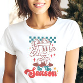 Retro Dies ist die Weihnachtszeit Tri-Blend Shirt