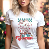 Retro Dies ist die Weihnachtszeit Tri-Blend Shirt