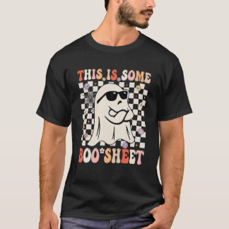 Retro Dies ist ein Bootsheet Spooky Ghost Hallowee T-Shirt