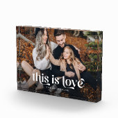 Retro Dies ist eine horizontale Liebe Fotoblock (Rechts)