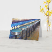 Retro Diner beeinonism Karte (Gelbe Blume)