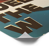 Retro Diner Breakfast Art Print Bacon, Eggs Poster (Ecke)