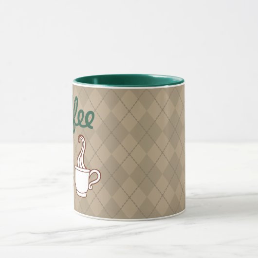 Retro Diner Coffee Tasse Geschenk (Zentrum)