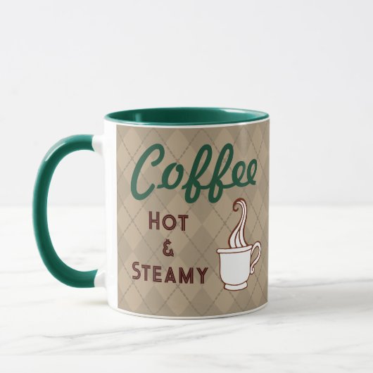 Retro Diner Coffee Tasse Geschenk (Links)