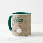 Retro Diner Coffee Tasse Geschenk (Vorderseite Links)