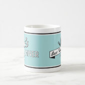 Retro Diner Coffee Tasse - Retro Design Trinkbehäl (Mittel)