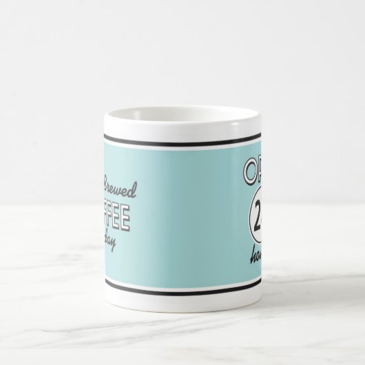 Retro Diner Coffee Tasse - Retro Style Trinkbehält (Mittel)