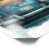 RETRO DINER FIFTIES FOTODRUCK (Ecke)