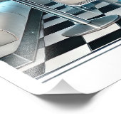 RETRO DINER FIFTIES FOTODRUCK (Ecke)