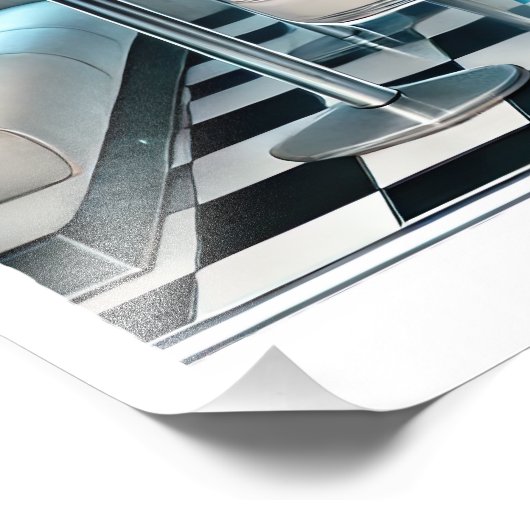 RETRO DINER FIFTIES FOTODRUCK (Ecke)