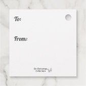 Retro Diner Geschenkanhänger (Rückseite)