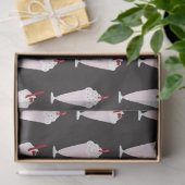 Retro Diner Milkshake Muster Seidenpapier (Geschenk)