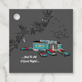 Retro Diner Paper Teller Geschenkanhänger