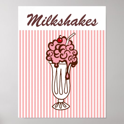 Retro Diner Poster (Vorne)