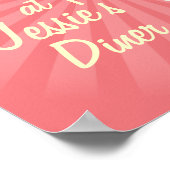 Retro Diner Poster Ice (Ecke)