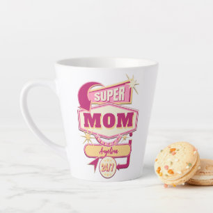 Retro-Diner-Schild Super-Mama Milchtasse