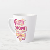 Retro Diner Sign Super Mama Milchtasse (Linke Ecke)