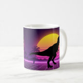 Retro Dino Vibes Kaffeetasse (VorderseiteRechts)
